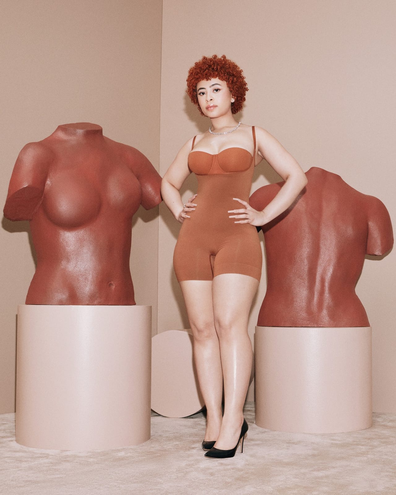 Zoe Butt Enhancing Open Bust Sculpting Catsuit